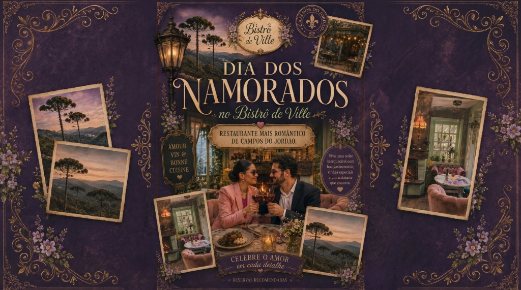 Dia dos Namorados no Bistrot de Ville