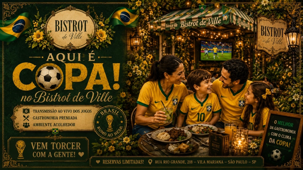Copa do Mundo no Bistrot de Ville
